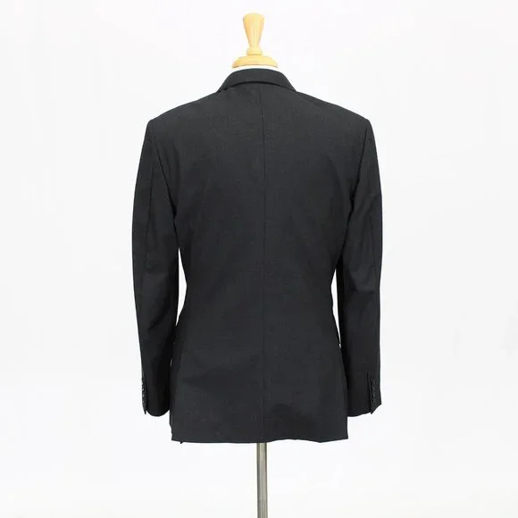 J. Crew Ludlow 42R Gray Solid 2-Button Sport Coat Blazer Jacket V213